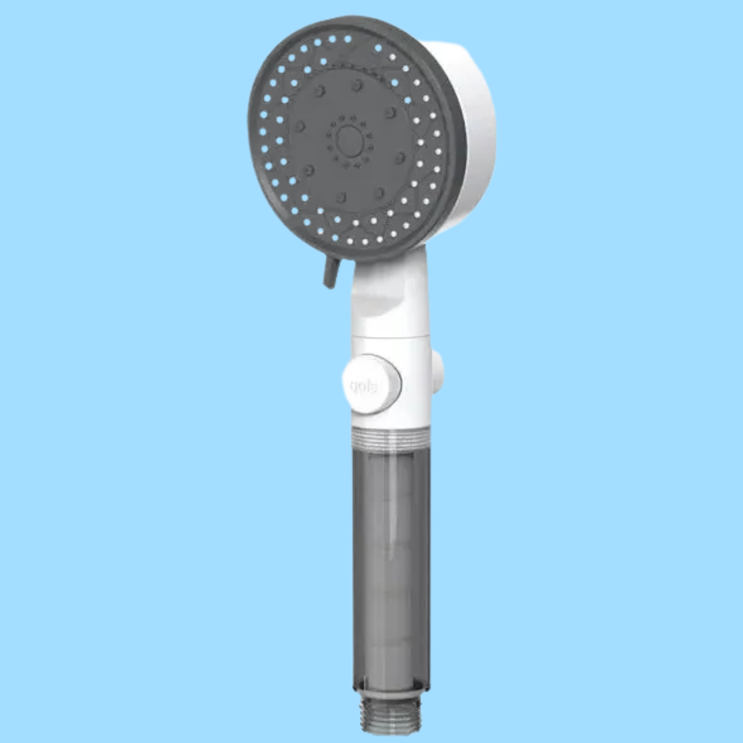 High Pressure Shower Head with Filter & One-Key Stop Function 8-Mode