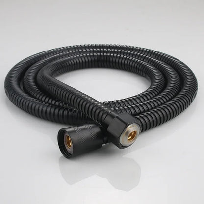 Large Black Shower Head with Filter & Mount Bracket, High Pressure 3-Modes